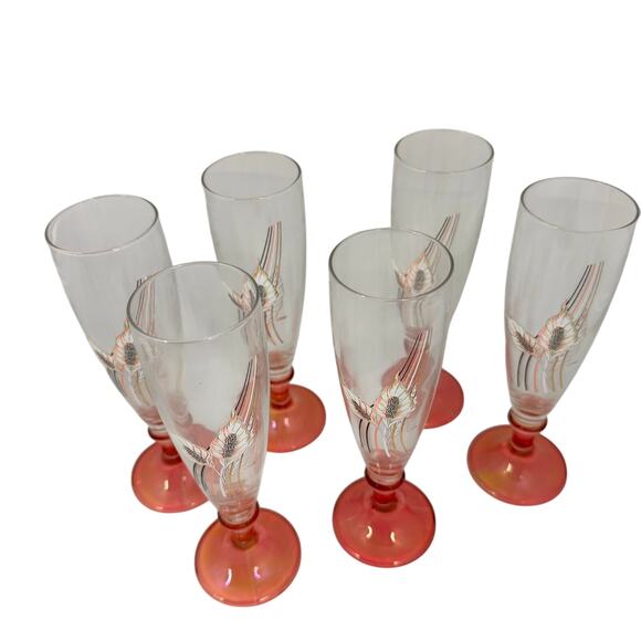 MCM CROV Over Line CRISTAL GLASSES and Glass tray - bar cart accessories - Picture 7 of 8